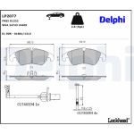 Delphi LP2077 Bremsbelagsatz, Scheibenbremse Delphi LP2077 Bremsbelagsatz, Scheibenbremse