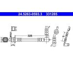 ATE 24.5263-0593.3 Bremsschlauch ATE 24.5263-0593.3 Bremsschlauch