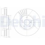 Bremsscheibe BG3189 Bremsscheibe BG3189
