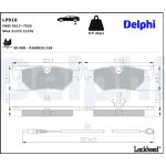 Delphi LP910 Bremsbelagsatz, Scheibenbremse Delphi LP910 Bremsbelagsatz, Scheibenbremse