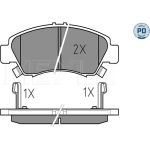 Bremsbelagsatz, Scheibenbremse 025 216 9715/PD Bremsbelagsatz, Scheibenbremse 025 216 9715/PD