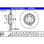 Bremsscheibe 24.0122-0305.1