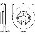 Bremsscheibe 0 986 479 443 Bremsscheibe 0 986 479 443