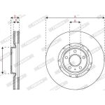Ferodo DDF2774RC-1 Bremsscheibe PREMIER Ferodo DDF2774RC-1 Bremsscheibe PREMIER