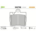 Valeo 302796 Bremsbelagsatz, Scheibenbremse ESSENTIAL