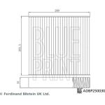 Filter, Innenraumluft ADBP250030 Filter, Innenraumluft ADBP250030