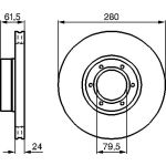 Bremsscheibe 0 986 478 745 Bremsscheibe 0 986 478 745