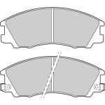 Bremsbelagsatz, Scheibenbremse 598506