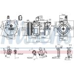 Nissens 890087 Kompressor, Klimaanlage FIRST FIT Nissens 890087 Kompressor, Klimaanlage FIRST FIT