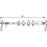 BOSCH 1 987 476 809 Bremsschlauch