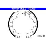 ATE 03.0137-0492.2 Bremsbackensatz ATE 03.0137-0492.2 Bremsbackensatz