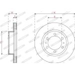 Bremsscheibe DDF2746 Bremsscheibe DDF2746