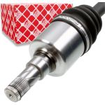 FEBI BILSTEIN 182443 Antriebswelle Vorderachse links, mit Mutter FEBI BILSTEIN 182443 Antriebswelle Vorderachse links, mit Mutter