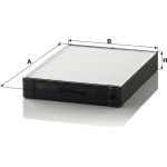 MANN-FILTER CU 2647 Innenraumfilter, Partikelfilter MANN-FILTER CU 2647 Innenraumfilter, Partikelfilter