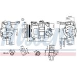 Kompressor, Klimaanlage 890620 Kompressor, Klimaanlage 890620