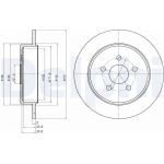 Delphi BG4313 Bremsscheibe Delphi BG4313 Bremsscheibe