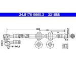 Bremsschlauch 24.5176-0660.3 Bremsschlauch 24.5176-0660.3