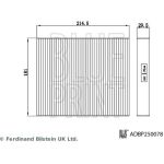 Filter, Innenraumluft ADBP250078 Filter, Innenraumluft ADBP250078