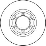 TRW DF3031 Bremsscheibe