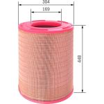 BOSCH F 026 400 526 Luftfilter