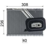 Verdampfer, Klimaanlage AE 128 000P Verdampfer, Klimaanlage AE 128 000P
