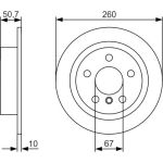 Bremsscheibe 0 986 479 C96