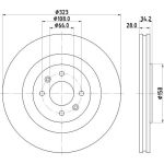 Bremsscheibe 8DD 355 120-401