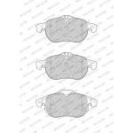 Bremsbelagsatz, Scheibenbremse FDB4188 Bremsbelagsatz, Scheibenbremse FDB4188
