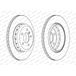 Ferodo DDF2504VC-1 Bremsscheibe PREMIER Ferodo DDF2504VC-1 Bremsscheibe PREMIER