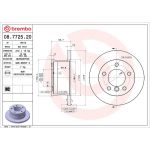Brembo 08.7725.20 Bremsscheibe PRIME LINE Brembo 08.7725.20 Bremsscheibe PRIME LINE
