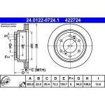 Bremsscheibe 24.0122-0724.1