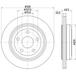 Bremsscheibe 8DD 355 122-511