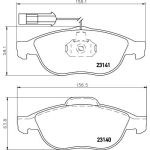 Bremsbelagsatz, Scheibenbremse 8DB 355 008-421 Bremsbelagsatz, Scheibenbremse 8DB 355 008-421