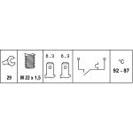 Temperaturschalter, Kühlerlüfter 6ZT 007 800-001 Temperaturschalter, Kühlerlüfter 6ZT 007 800-001