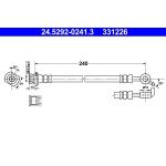 Bremsschlauch 24.5292-0241.3