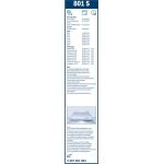 BOSCH 801 S Scheibenwischer Twin 3 397 001 802 BOSCH 801 S Scheibenwischer Twin 3 397 001 802