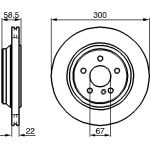 Bremsscheibe 0 986 478 473 Bremsscheibe 0 986 478 473