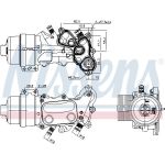 Ölkühler, Motoröl 91167 Ölkühler, Motoröl 91167