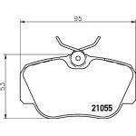 Bremsbelagsatz, Scheibenbremse 8DB 355 006-181 Bremsbelagsatz, Scheibenbremse 8DB 355 006-181