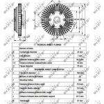 Kupplung, Kühlerlüfter 49526 Kupplung, Kühlerlüfter 49526