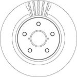 Bremsscheibe DF2059BS Bremsscheibe DF2059BS