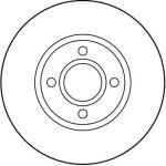 TRW DF2751 Bremsscheibe TRW DF2751 Bremsscheibe