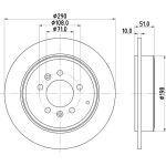 Bremsscheibe 8DD 355 108-431 Bremsscheibe 8DD 355 108-431