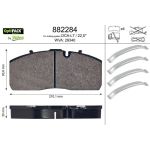 Bremsbelagsatz, Scheibenbremse 882284 Bremsbelagsatz, Scheibenbremse 882284