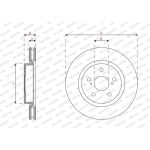 Ferodo DDF2925C Bremsscheibe PREMIER
