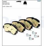 Bremsbelagsatz, Scheibenbremse LP2662 Bremsbelagsatz, Scheibenbremse LP2662