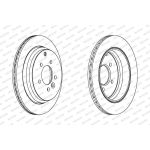 Ferodo DDF1431C Bremsscheibe PREMIER Coat+ disc Ferodo DDF1431C Bremsscheibe PREMIER Coat+ disc