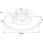 Bremsscheibe 673223 Bremsscheibe 673223