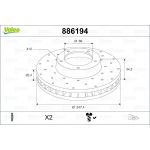 Bremsscheibe 886194 Bremsscheibe 886194