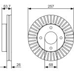Bremsscheibe 0 986 479 535 Bremsscheibe 0 986 479 535